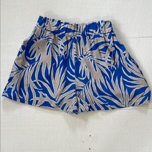Blue Gray Resort Wear Women's Shorts